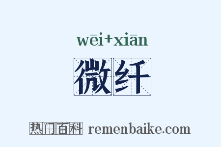 微纤是什么意思的图片